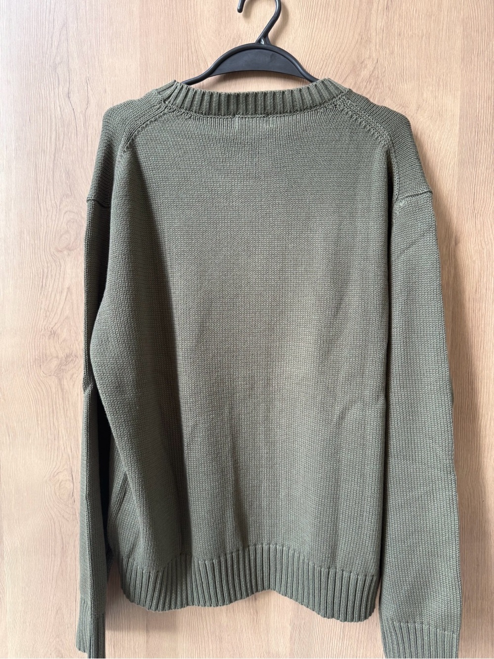 Polo by Ralph Lauren Olive Green Bear Intarsia Crewneck Sweater - Picture 2 of 5